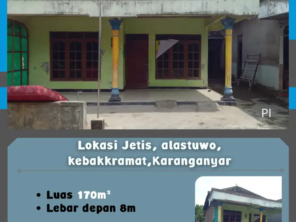 Rumah Siap huni Lokasi Jetis Karanganyar