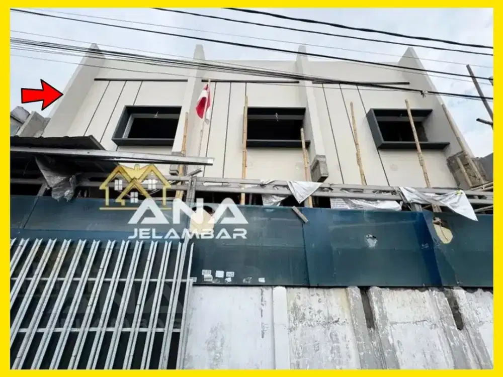 ANA RUMAH BARU 3LT LUAS 4.3X12M JALAN 1.MOBIL DI JELAMBAR ra