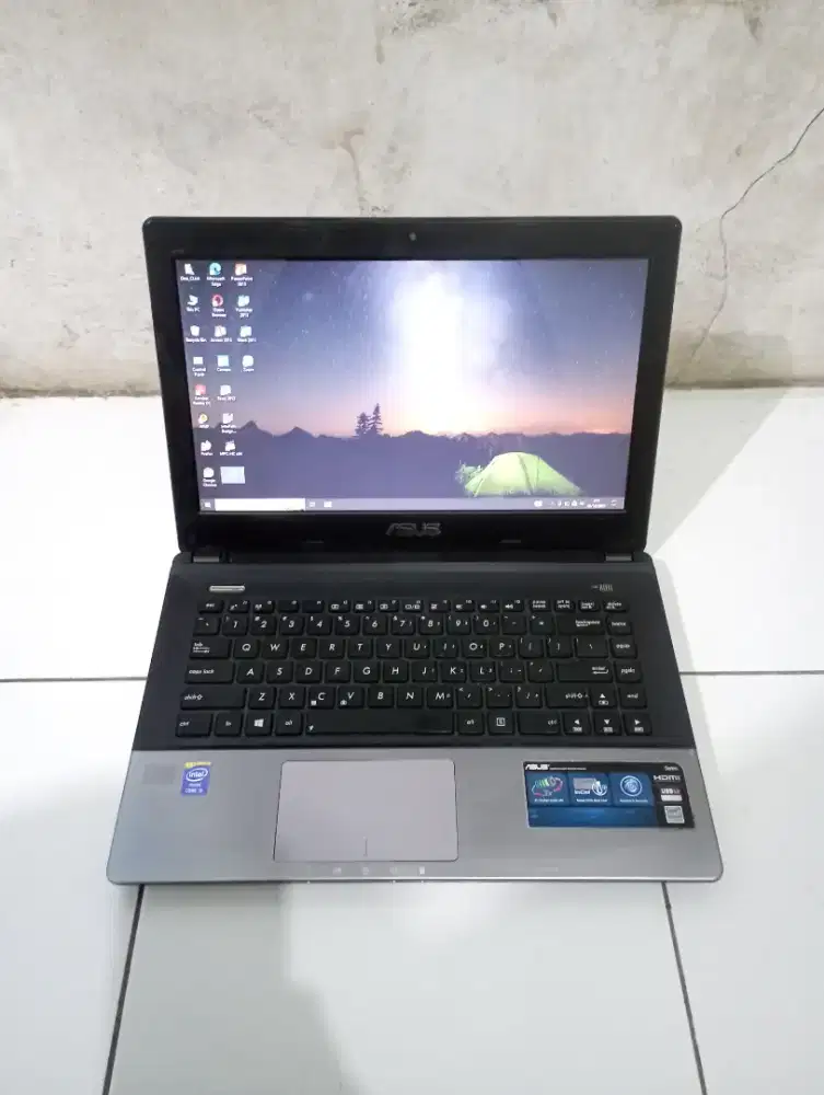 Laptop Asus i3 Ram 4Gb windows 10-64bit siap pakai