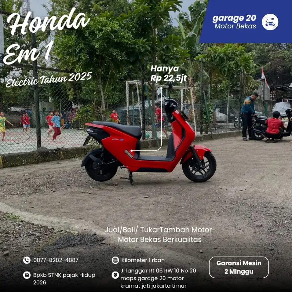 Molis Honda Em1 E electric Tahun 2025