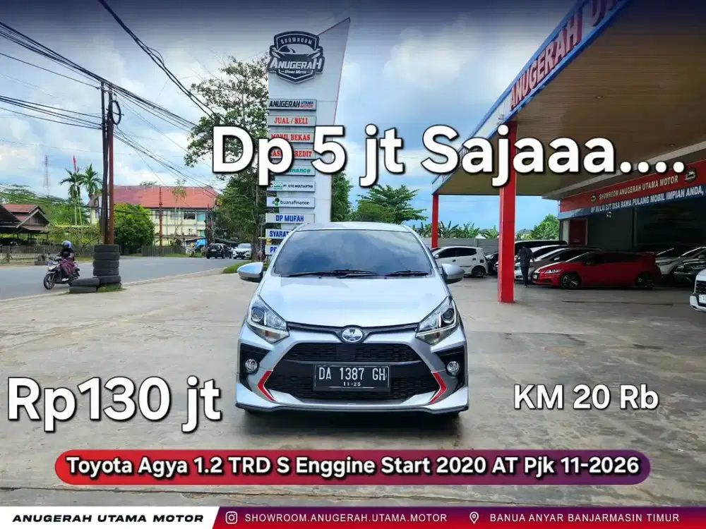 Dp5jt Agya 1.2 TRD S Enggine Start 2020 AT Pjk11-2026