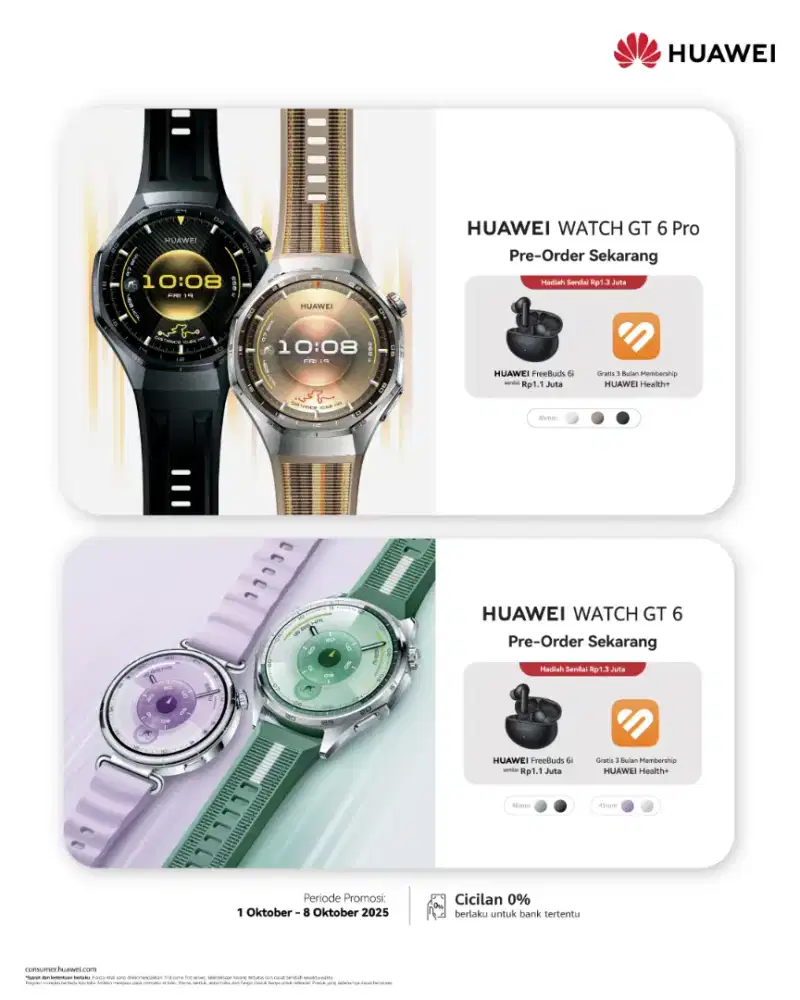 PO HUAWEI WATCH GT6 SERIES