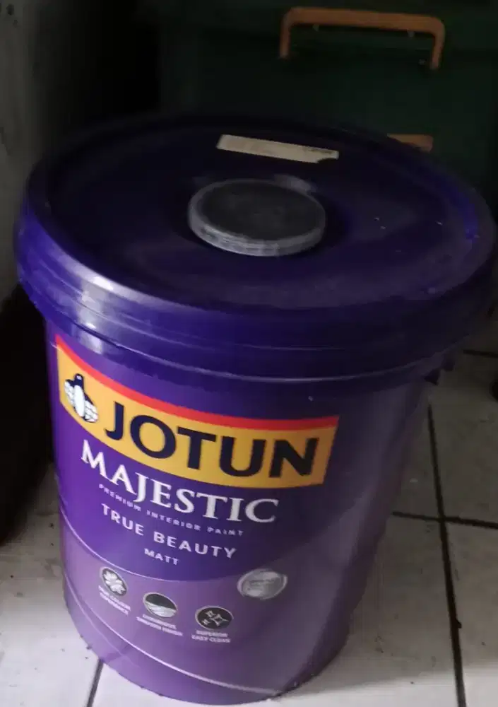 Jual cepat cat sisaan masih segel jotun black
