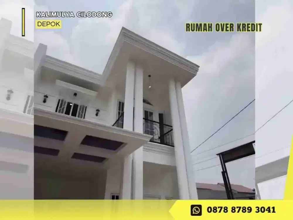 Over Kredit Rmh 2LT FULL FURNISH dkt Sta KA di Kalimulya depok