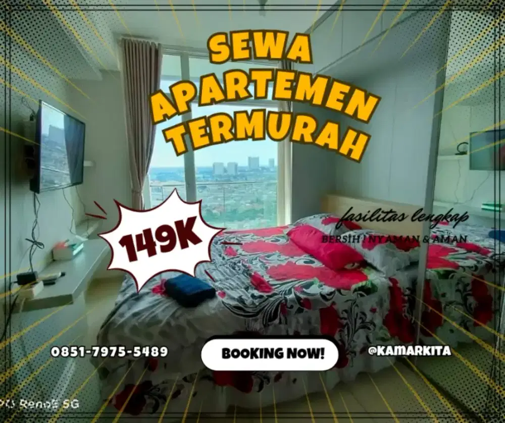 Sewa Apartemen Harian/Transit KALIBATA CITY Jakarta Selatan Termurah