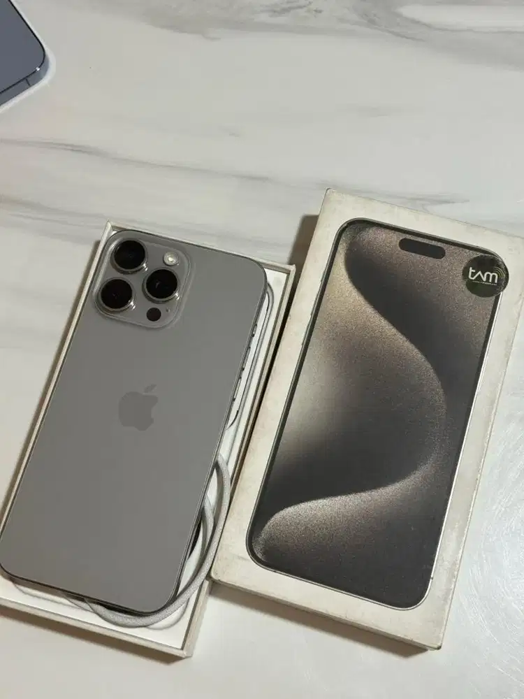 Iphone 15 promax 256gb second inox