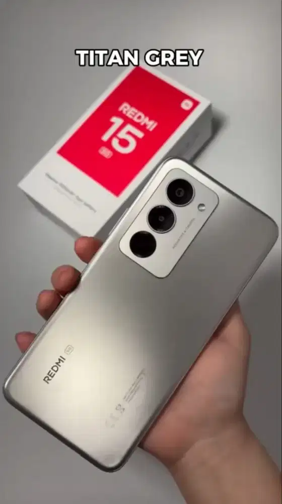 Ready guys Redmi 15 Ram 6+6/128 GB