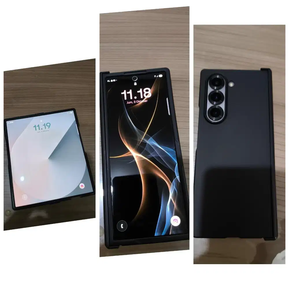 Hp samsung z fold 6 seperti baru