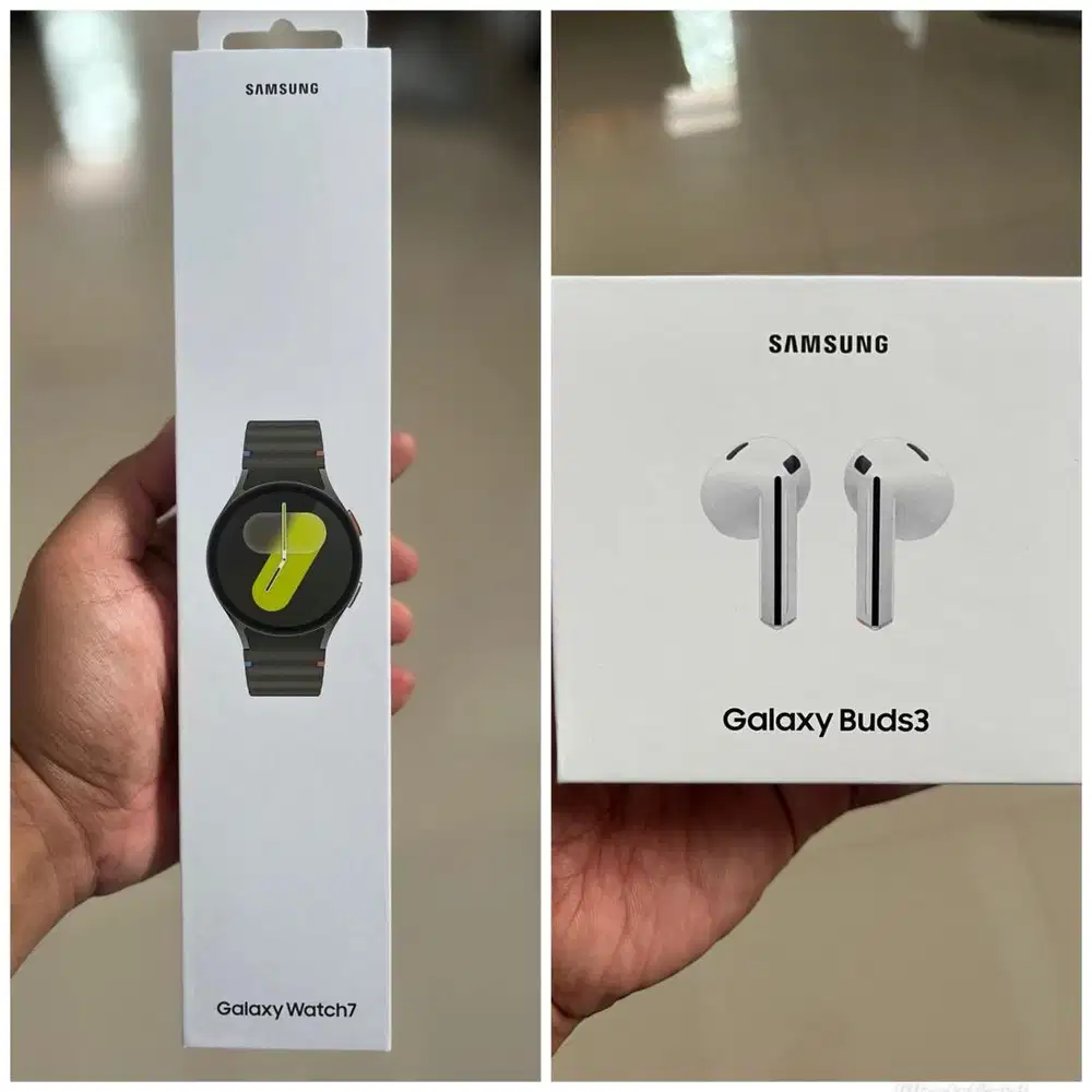 SAMSUNG WATCH 7 dan Galaxy buds 3
