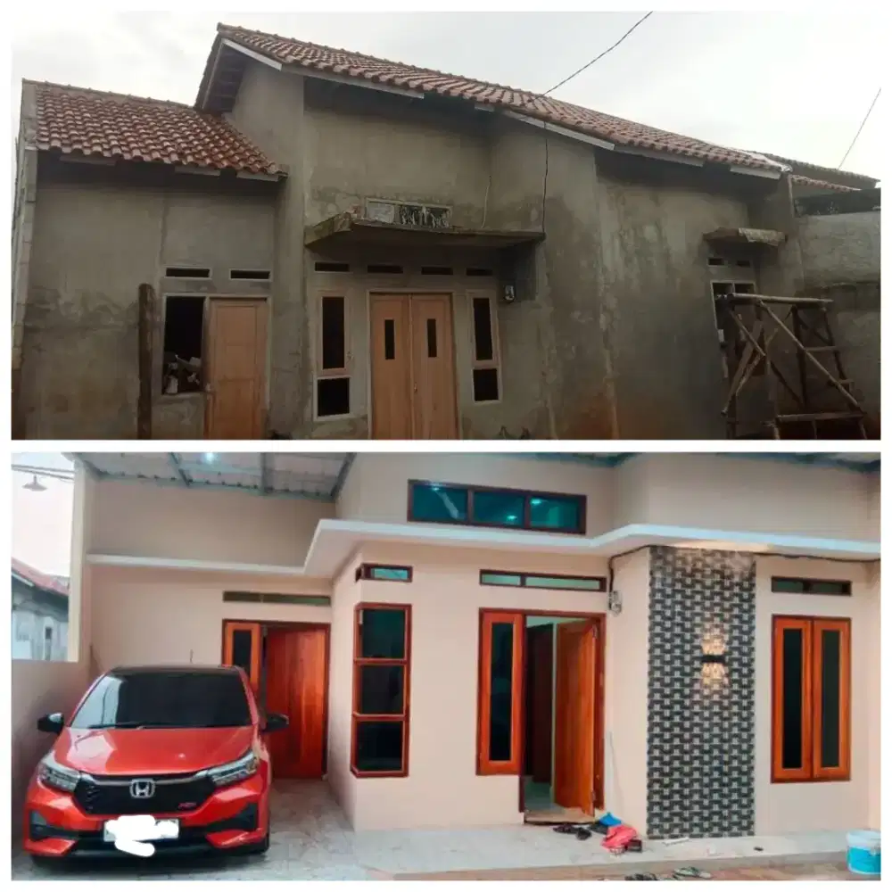 Rumah 3kamar sedang on progress di sawangan kota Depok