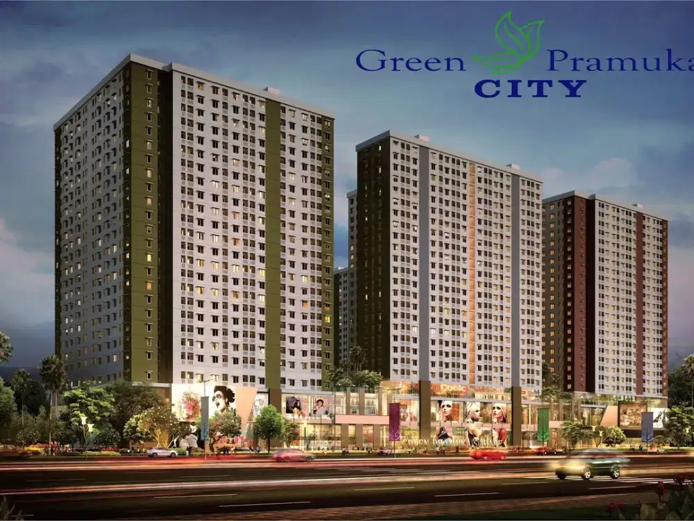 UNIT 2BEDROOM KOSONGAN GREEN PRAMUKA CITY JUAL MURAH CEPAT