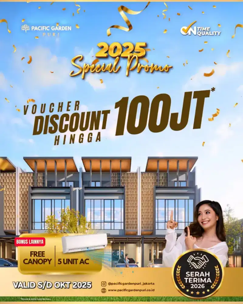 Rumah Elite Jakarta Barat Pacific Garden Puri