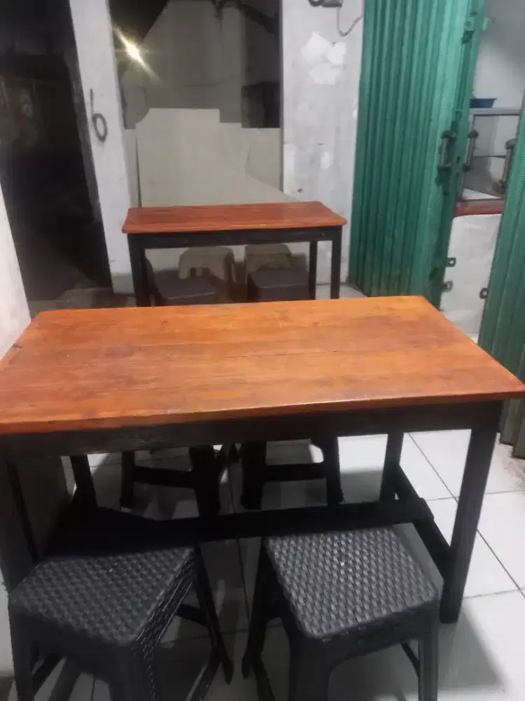 Meja angkringan/pecel lele + kursi