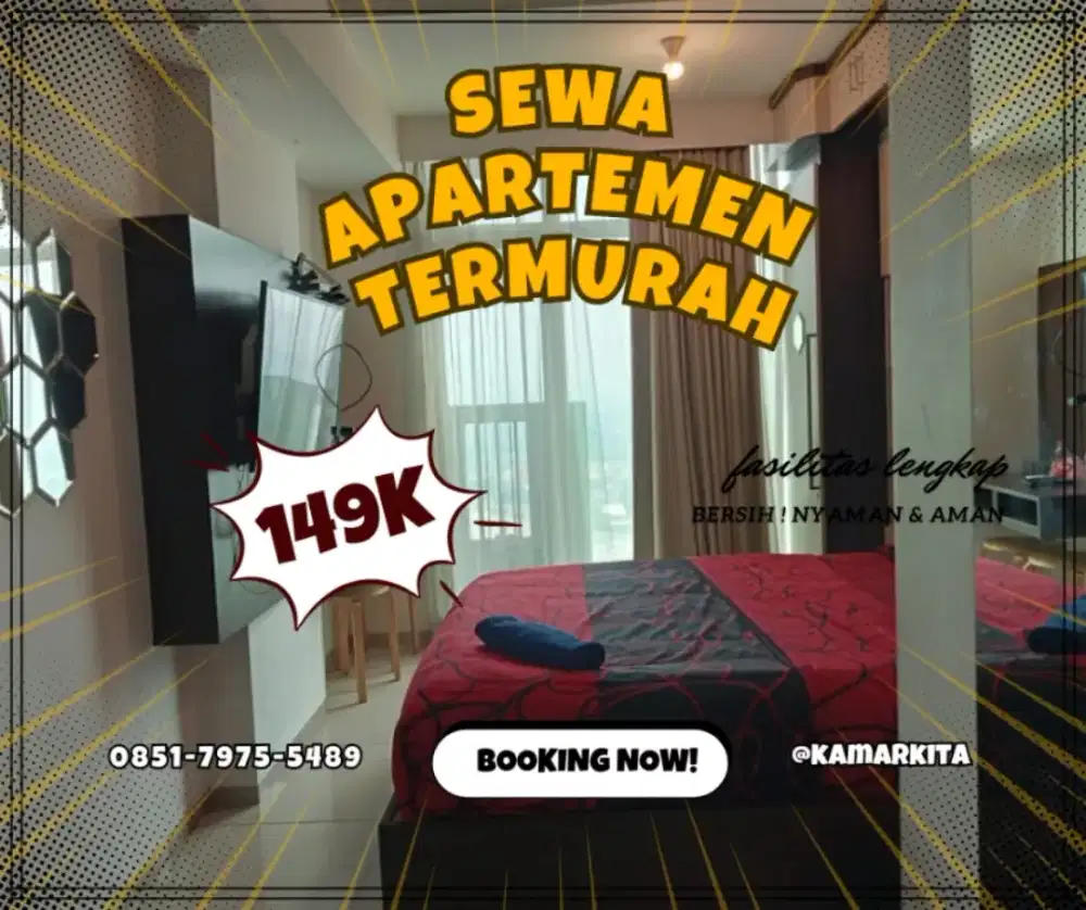 Sewa Apartemen Bekasi TRANSPARK JUANDA Harian/Transit Termurah