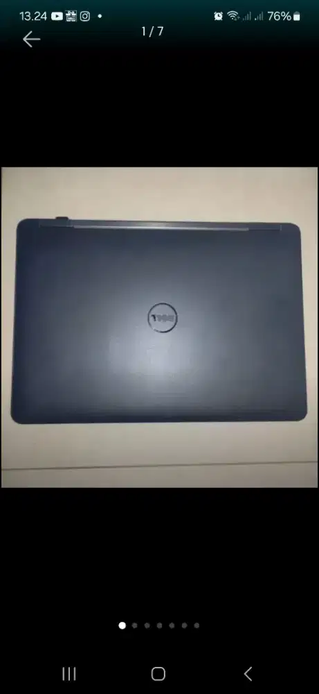 Laptop Dell Latitude E5440 hitam mewah