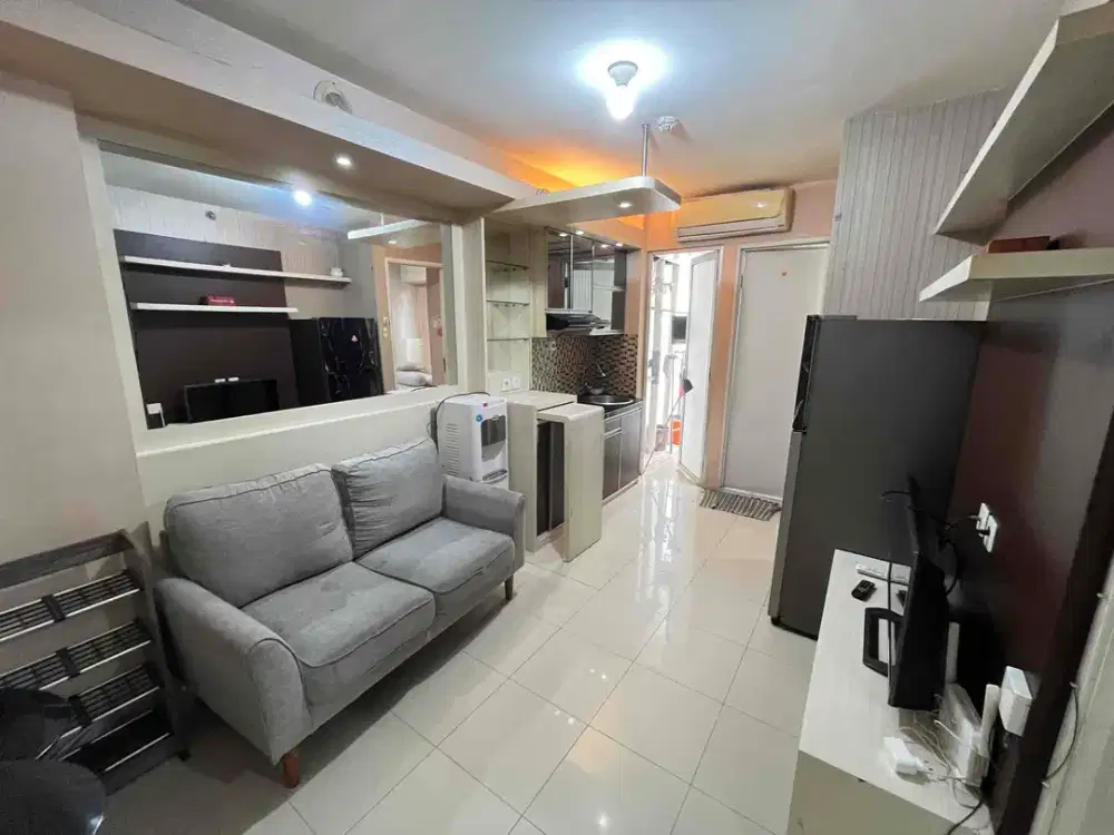 Bulanan WaterHeater 2BR Fullfurnished Tower Edelweis Apartemen Bassura City