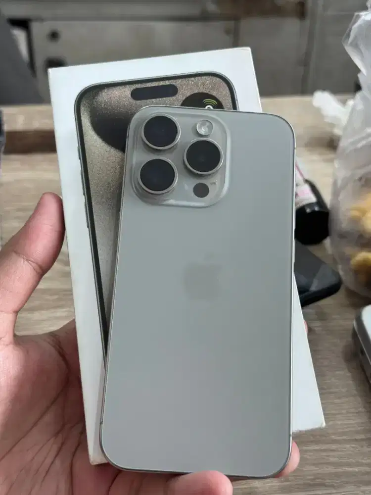 iPhone 15 Pro 128gb Natural Titanium Resmi iBox