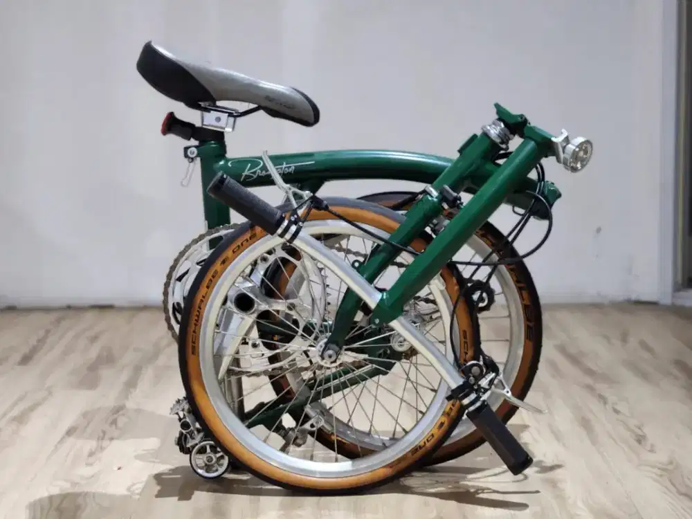 Sepeda brompton size M 2018 - 2 speed convert 3 speed