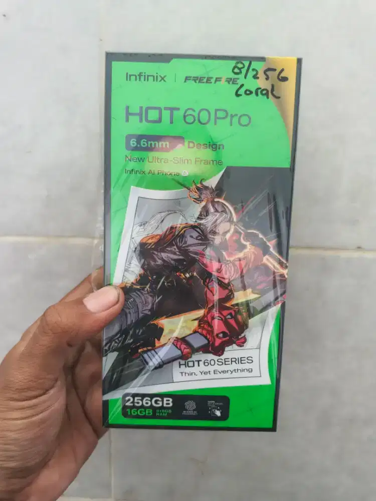 INFINIX HOT 60 PRO 8/256 WARNA CORAL TIDES