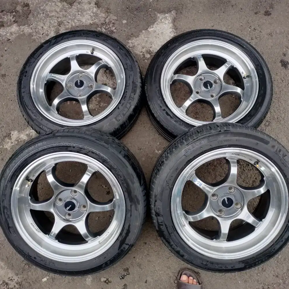 Velg Advan rgd2 ring 16 pcd 4x100 ban 185/55 R16 4pcs
