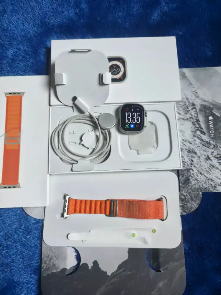 Apple Watch iWatch Ultra 1 BH 97 Titanium 49mm GPS Cellular Fullset