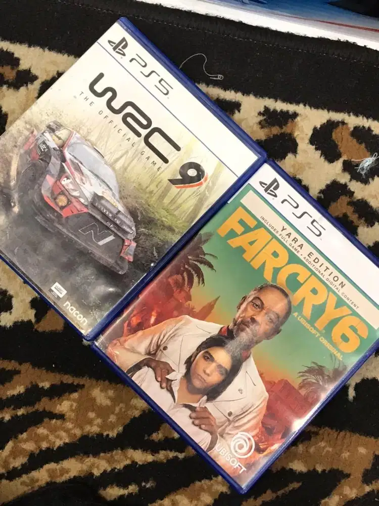 Kaset PS5 FarCry 6 & WRC 9