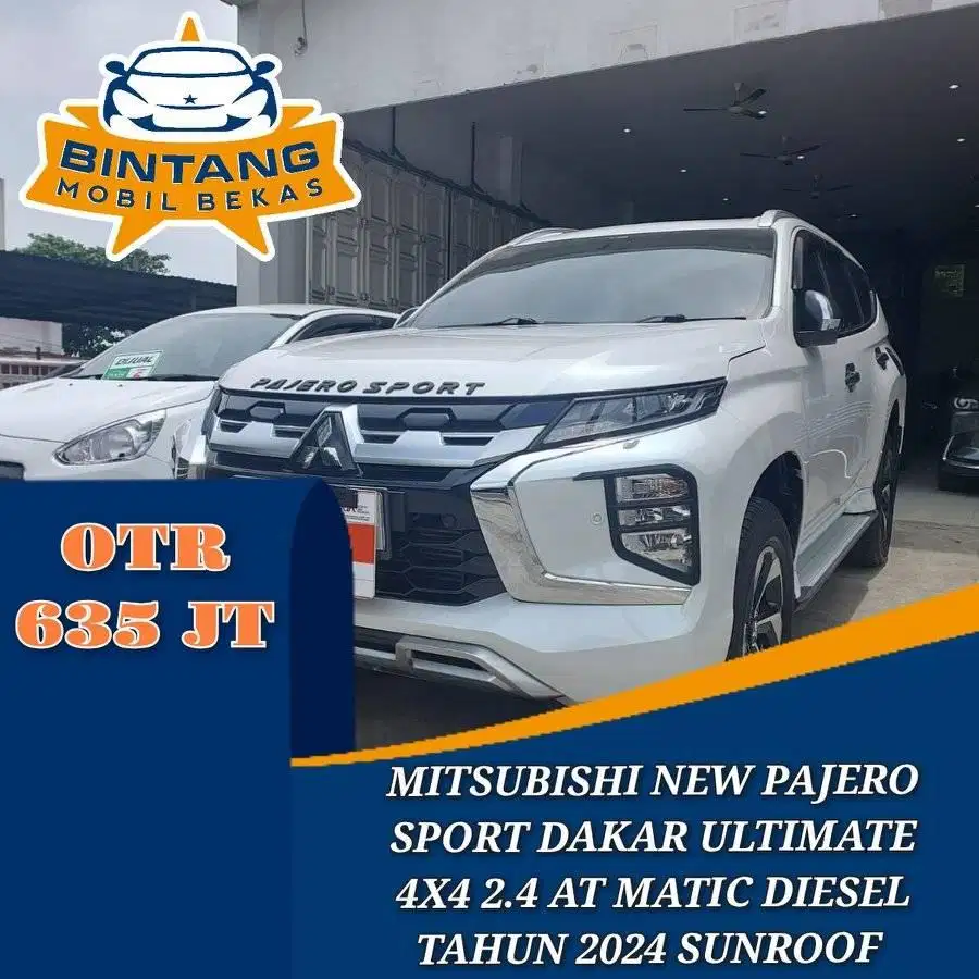 MITSUBISHI PAJERO SPORT DAKAR ULTIMATE 4X4 AT MATIC DIESEL TAHUN 2024