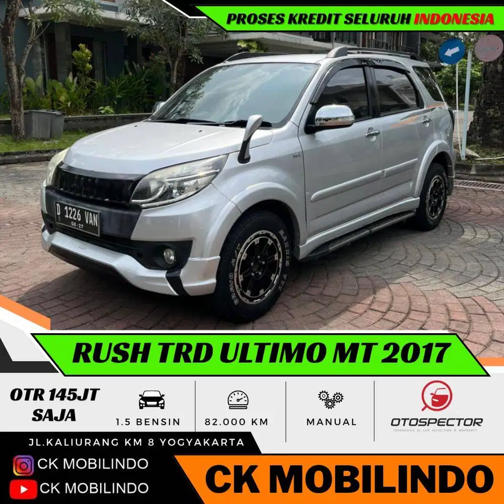 (Dp10jt) Toyota Rush TRD Ultimo Manual 2017 ORISINIL Kredit Murah