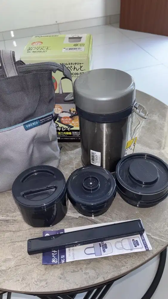 zojirushi lunch jar 3 tier original