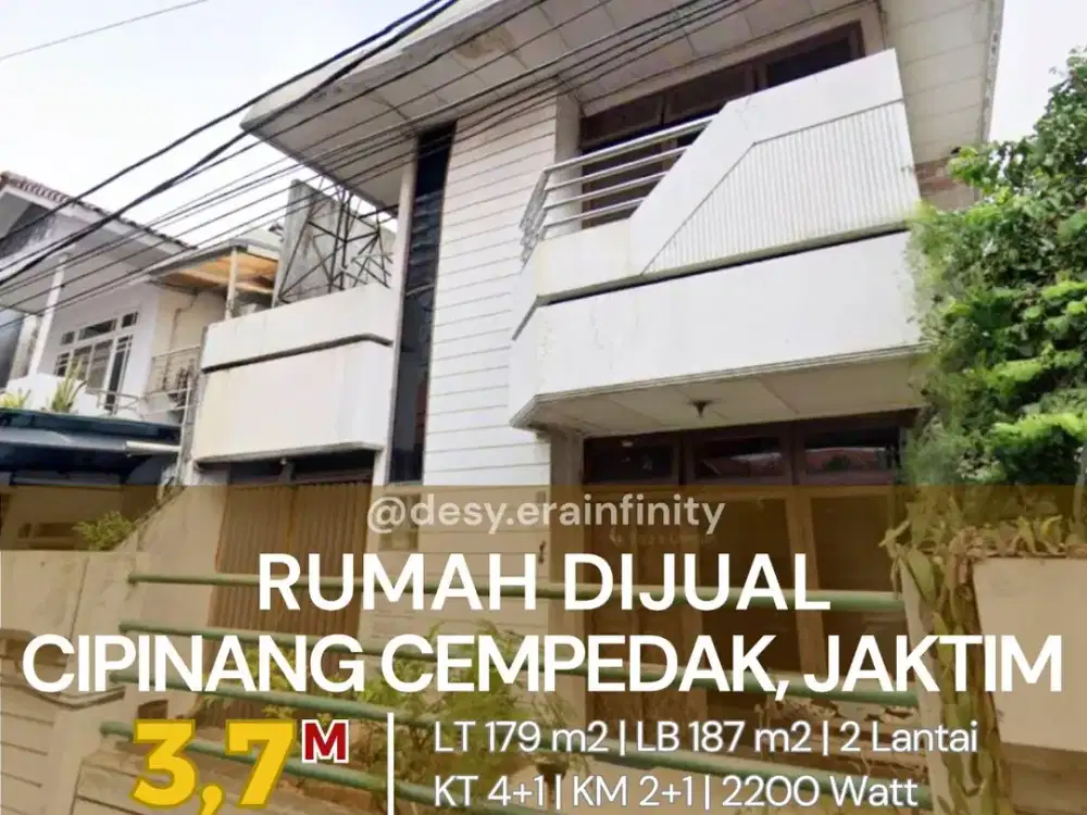 Dijual Rumah di Cipinang Cempedak, Jatinegara, Jakarta Timur