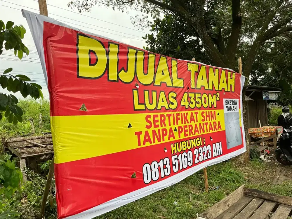 DIJUAL TANAH A.YANI KILOMETER 15 PINGGIR JALAN