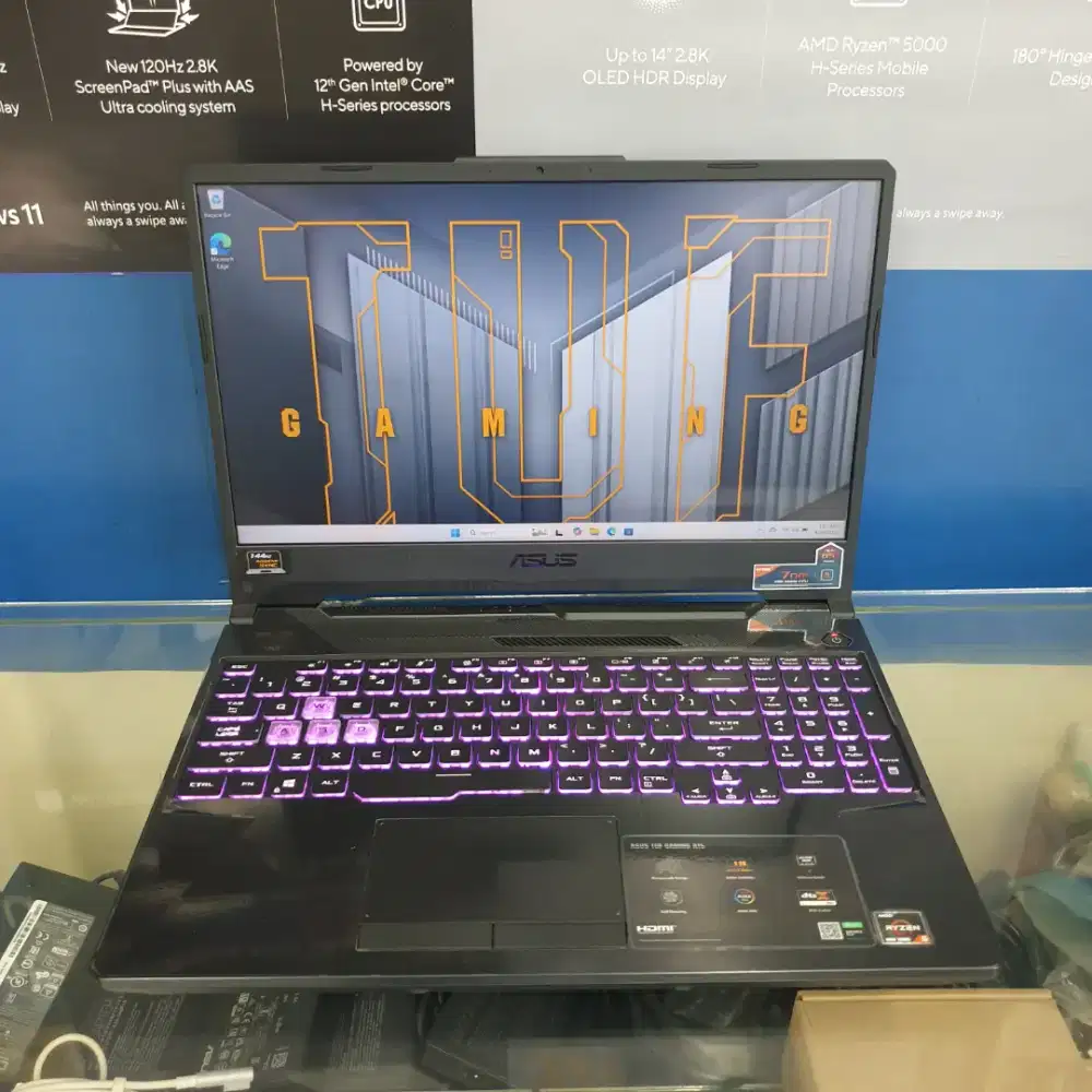 Asus TUF Gaming A15 FA506II Ryzen 5-4600H Ram-8GB SSD-512GB GTX-1650Ti