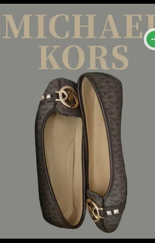 Sepatu MK ORI  coklat krem