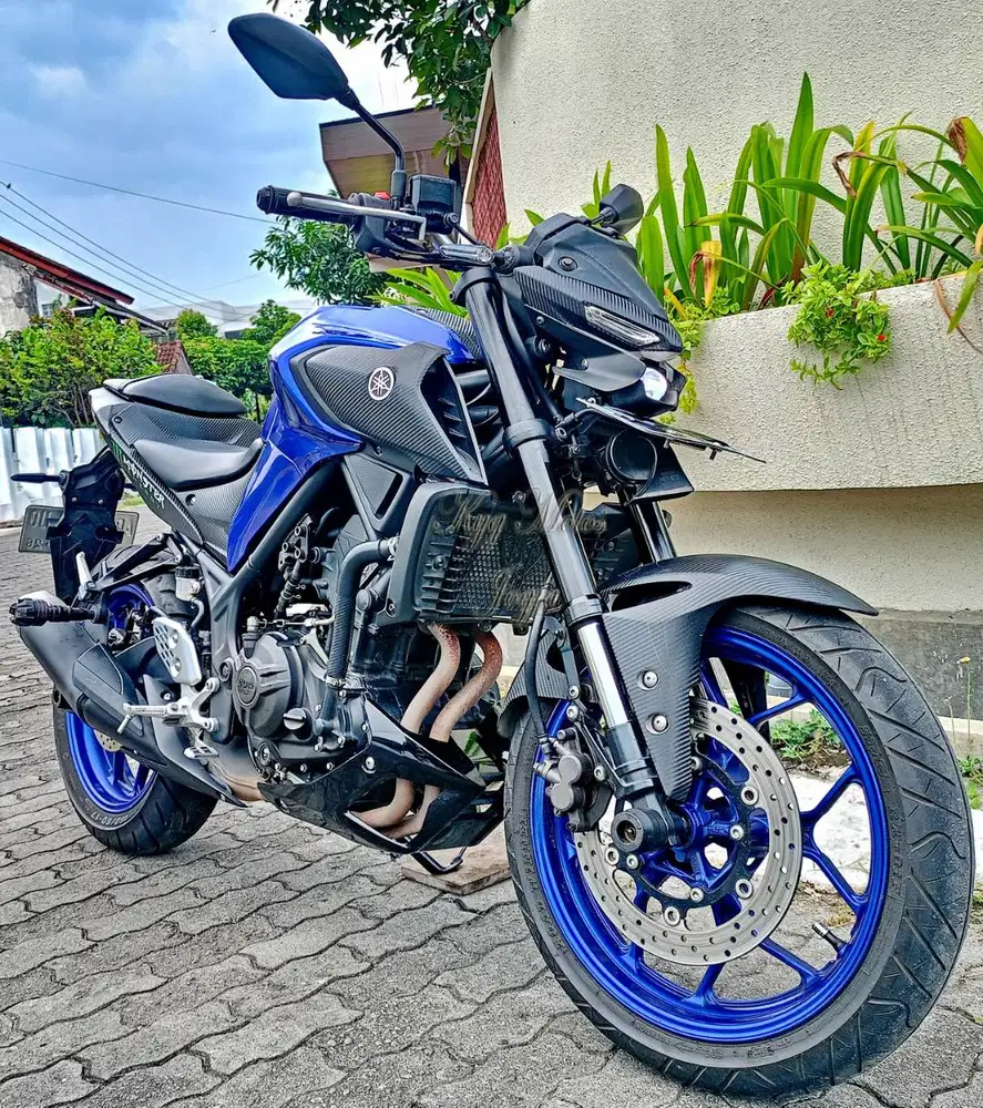 Yamaha New MT25 MT-25 Biru Tahun 2021 Plat AB Sleman Pajak Panjang
