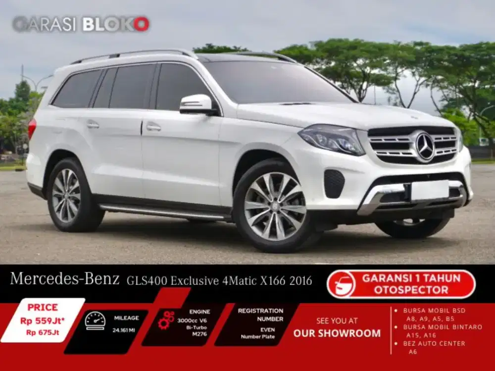 Mercedes-Benz GLS400 
4MATIC Exclusive X166 2016