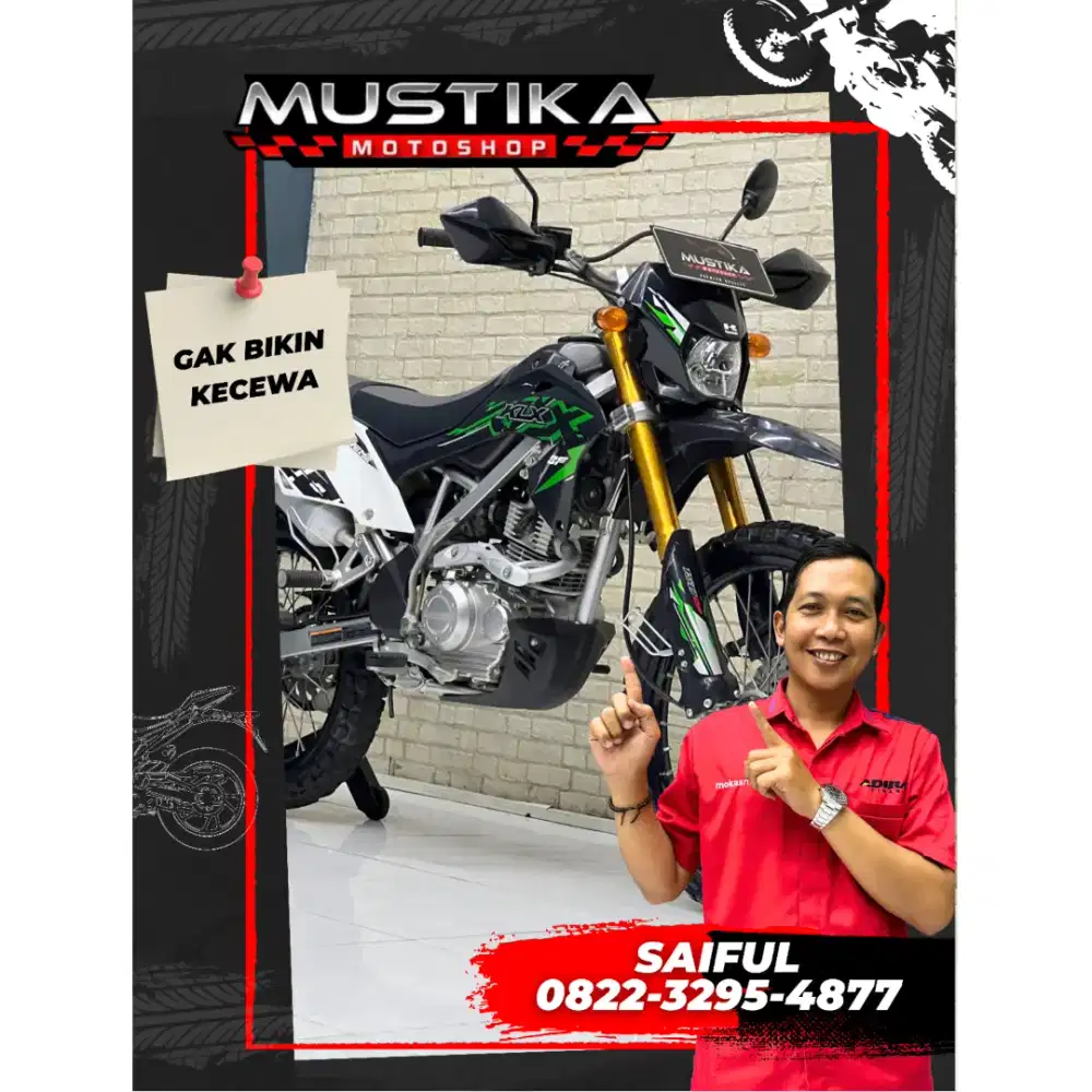 Perfect Condition!!Kawasaki KLX BF Extrime 2022 Plat Jatim-Mustika