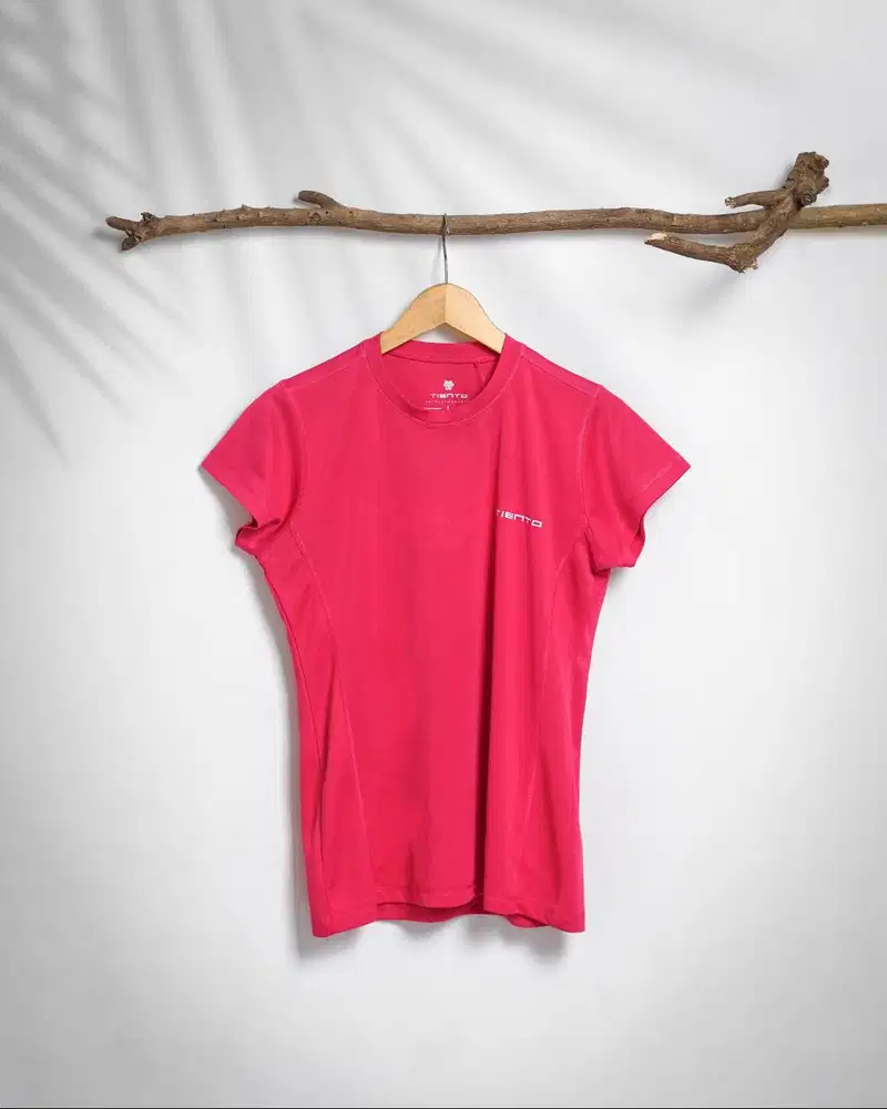Kaos Olahraga Running Dry Fit Baju Lari Wanita Gym Pakaian Sport