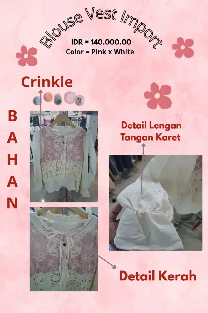 BLOUSE VEST IMPORT