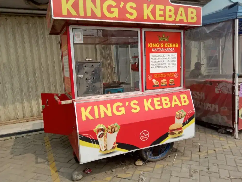 Gerobak kebab (bekas)