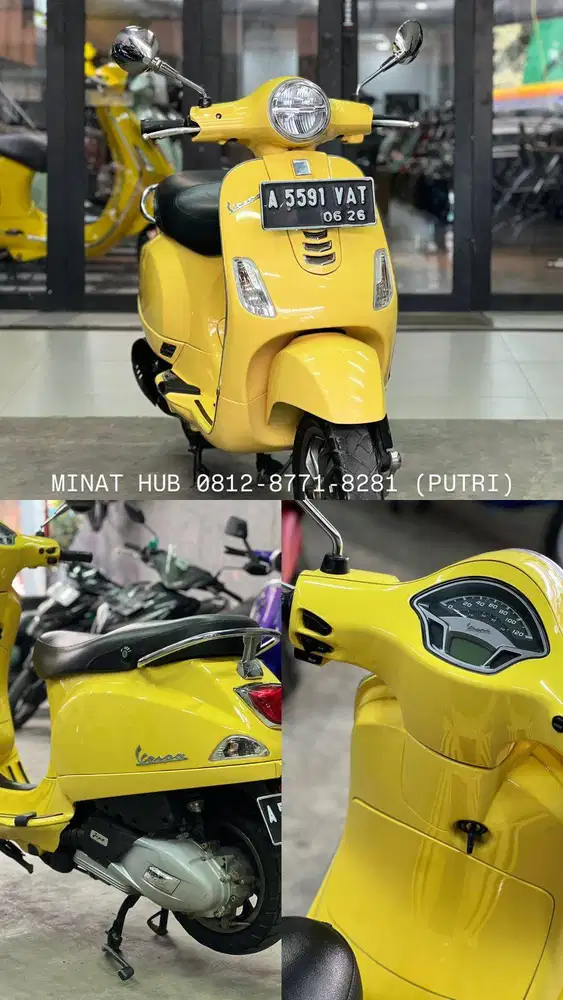 PIAGGIO VESPA LX 125 IGET FACELIFT 2021 YELLOW