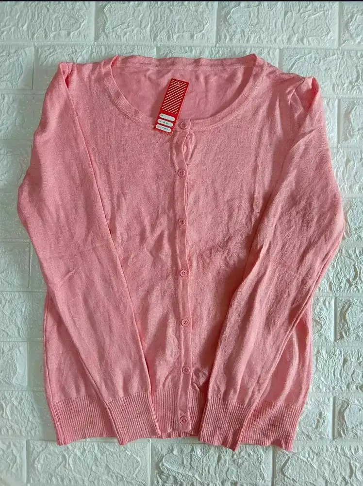 Cardigan Rajut Pink
