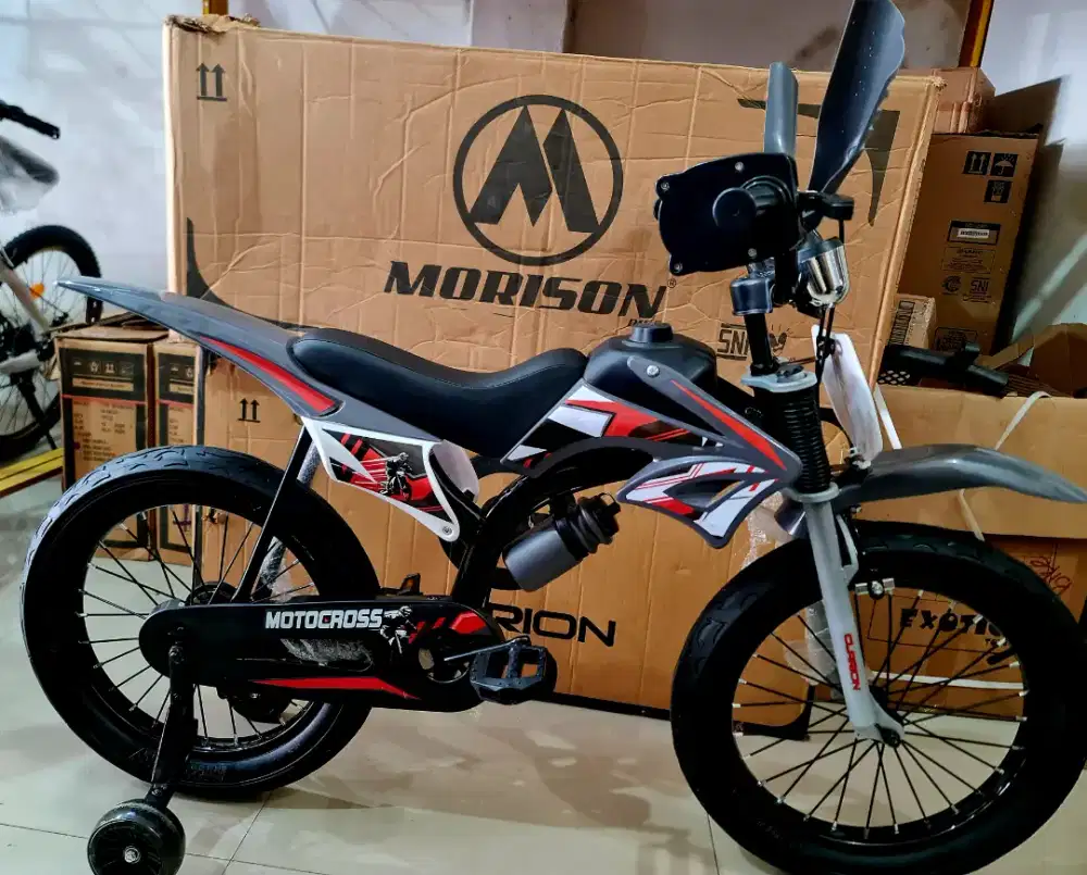 Sepeda Anak 18 Inch Laki-Laki MOTOCROSS MERK CLARION BY PACIFIC