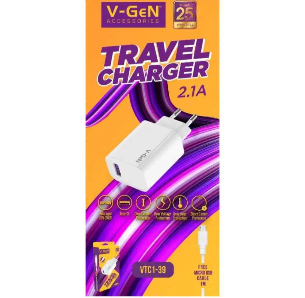 Vgen travel charger VTC1-39