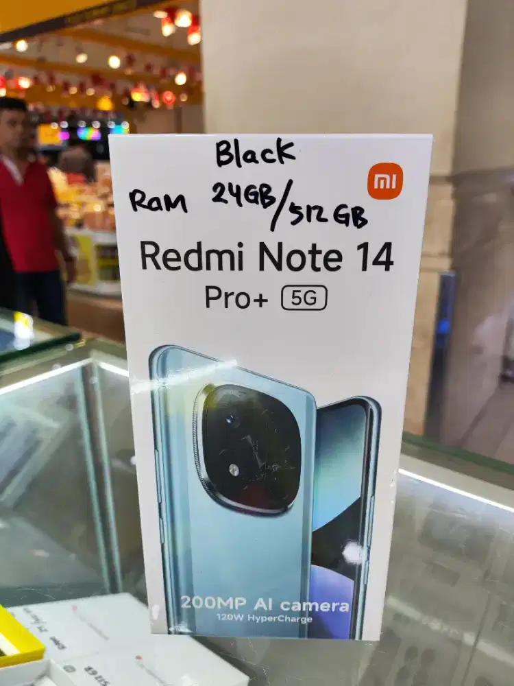 REDMI NOTE 14 PRO + 5G  RAM 12 ROM 512 PROSESOR Snapdragon 7s Gen 3