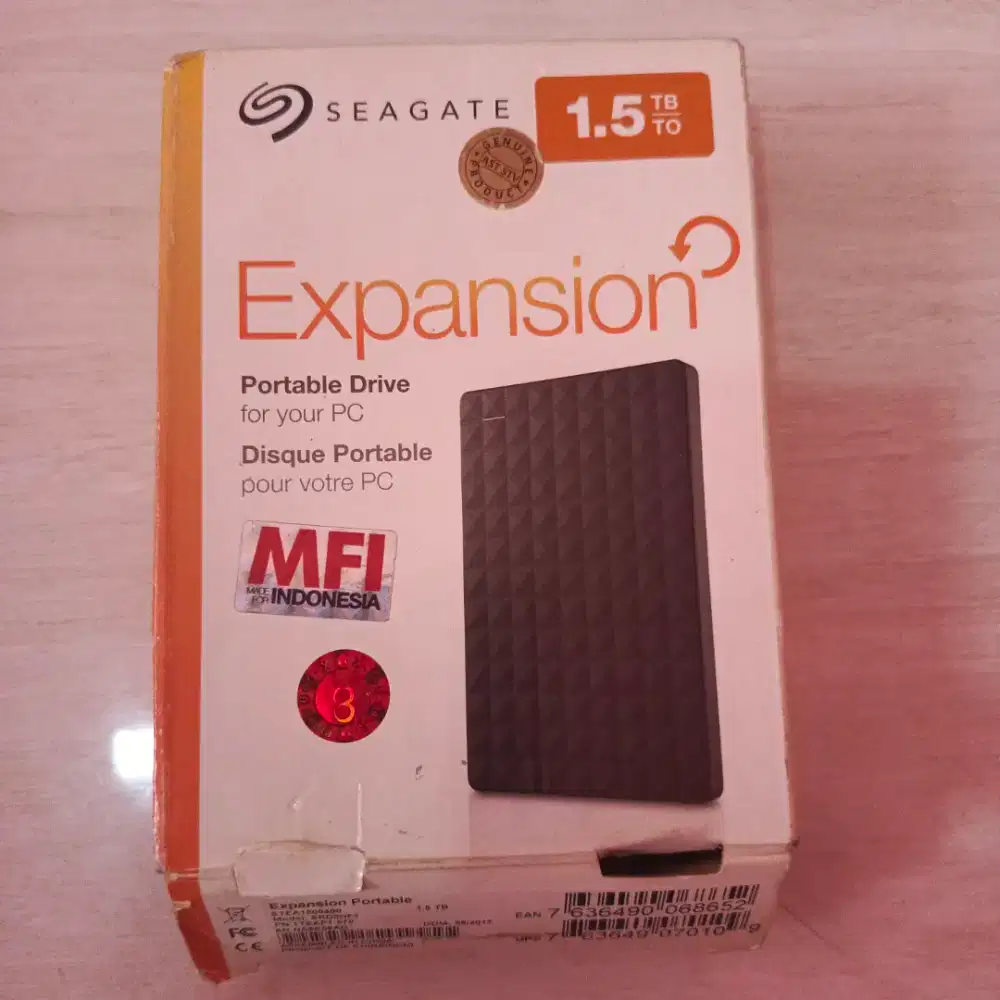 HD Eksternal Seagate 1.5TB - Original