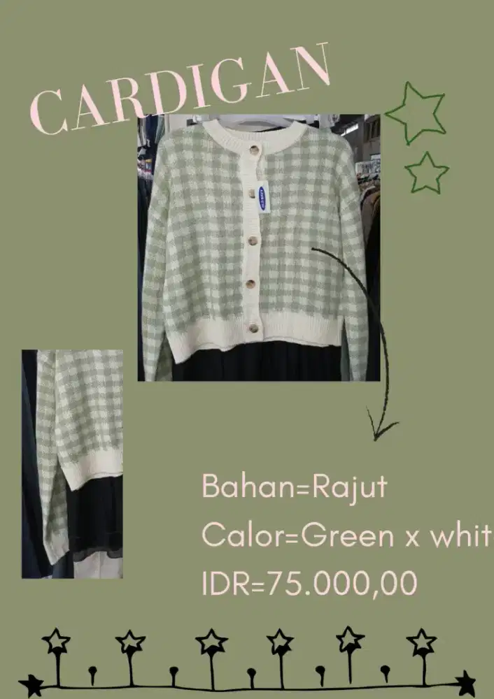 Cardigan rajut wanita