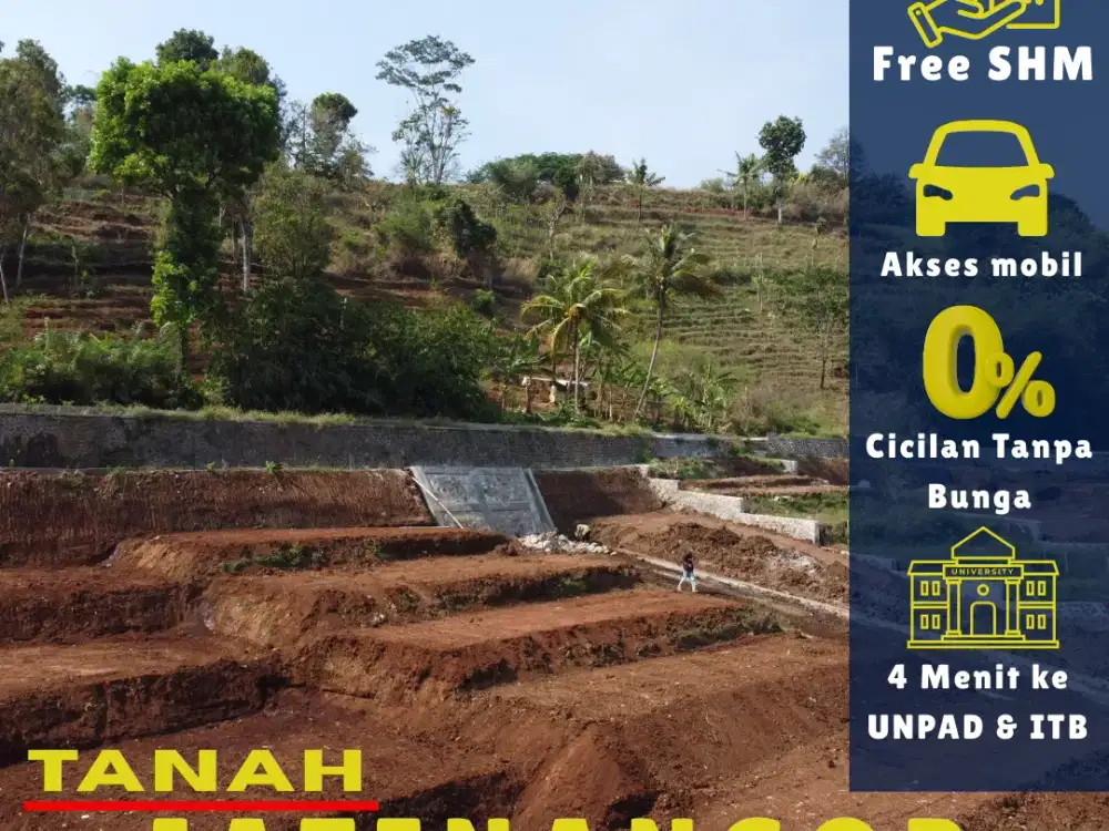 TANAH JATINANGOR COCOK UNTUK BANGUN KOSAN DAN USAHA