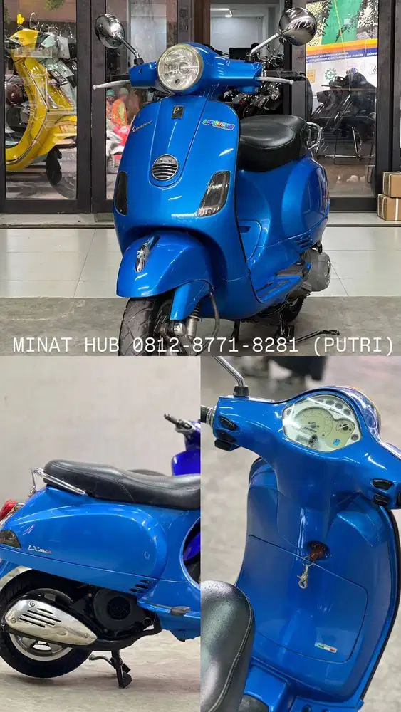 PIAGGIO VESPA LX 150 3V 2013 BIRU RARE