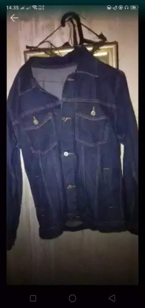 Jaket denim pria wanita