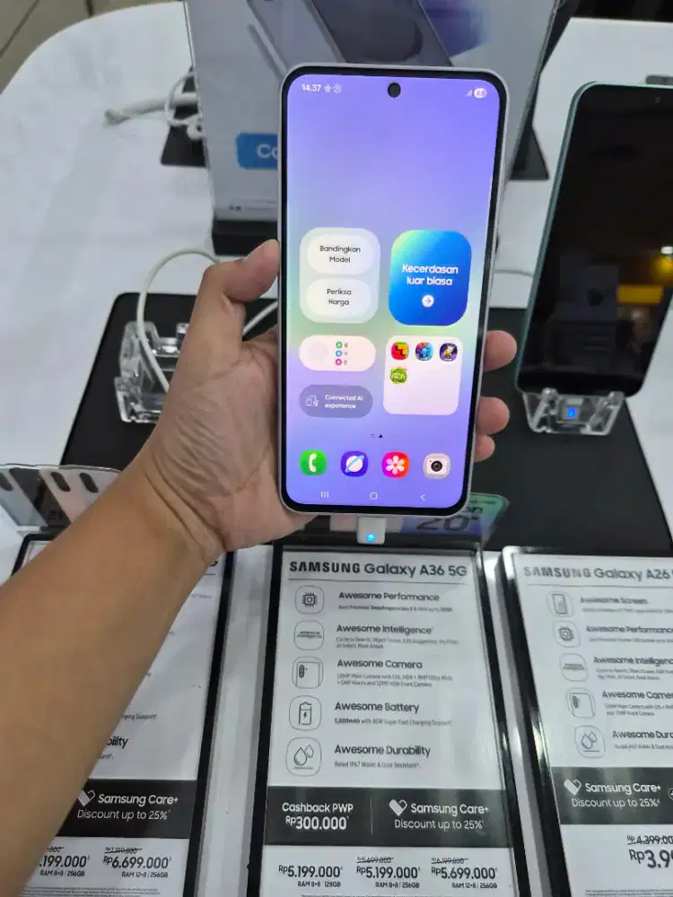 Samsung Galaxy A36 5G.Free Adapter 25watt sama Holder